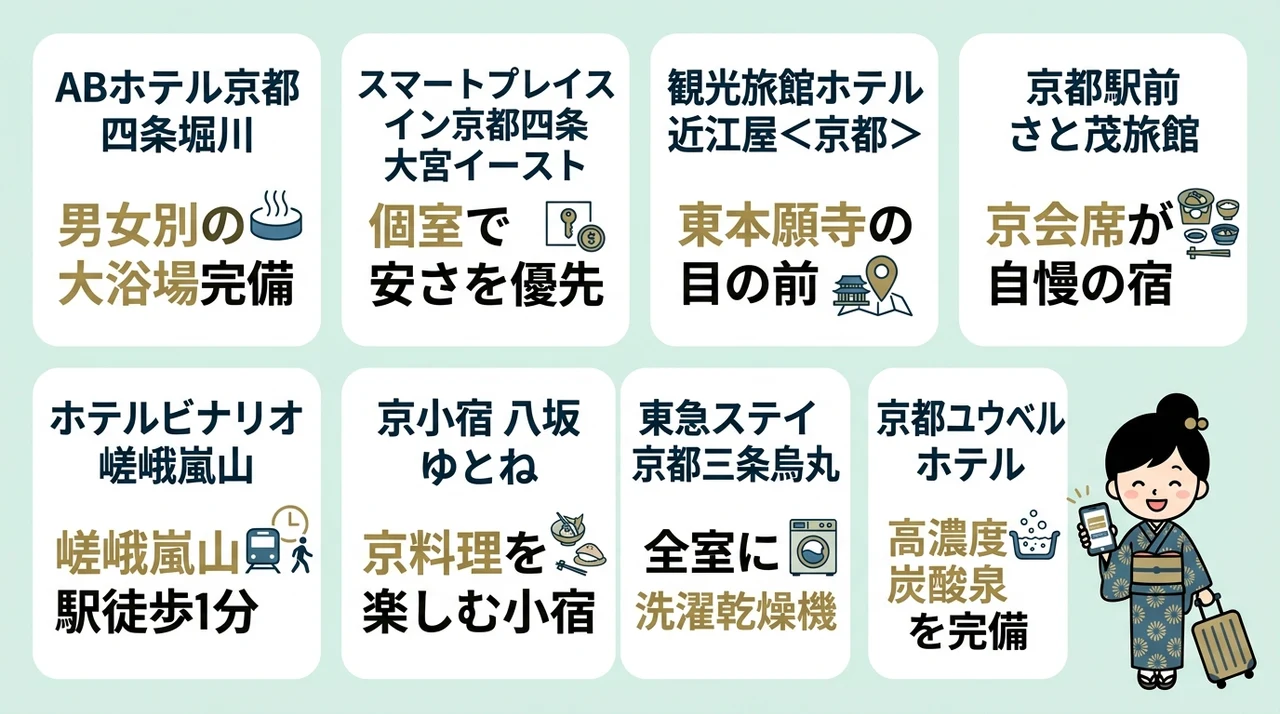 京都でホテル直前割プランがあるおすすめ宿8選