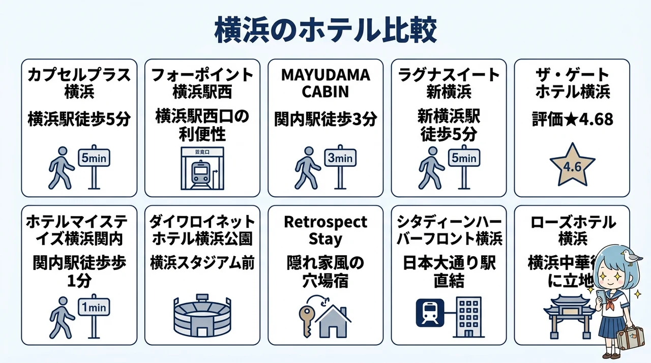 横浜でホテルを安く予約する直前割おすすめ10選