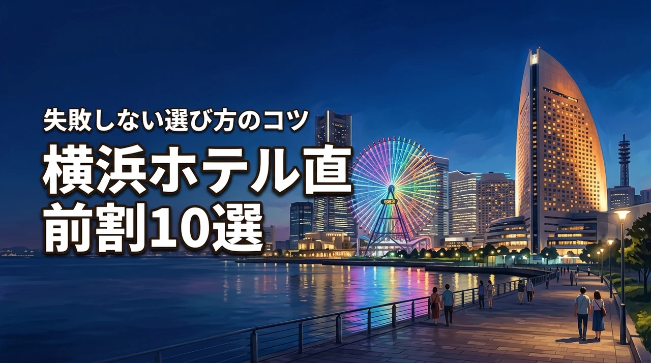 横浜のホテルを直前割で安く予約するおすすめ10選！選び方のコツも詳しく解説