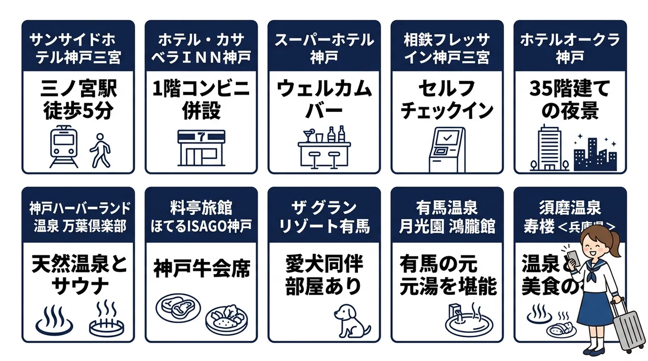 神戸でホテル直前割プランが安いおすすめ宿10選