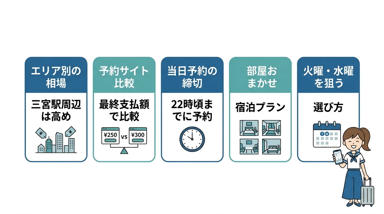 失敗しない神戸のホテル選びと安く予約するコツ
