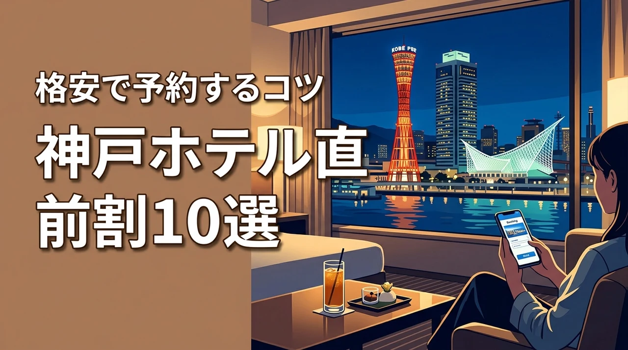 【保存版】神戸のホテルは直前割が安い！格安で予約するコツとおすすめの宿10選