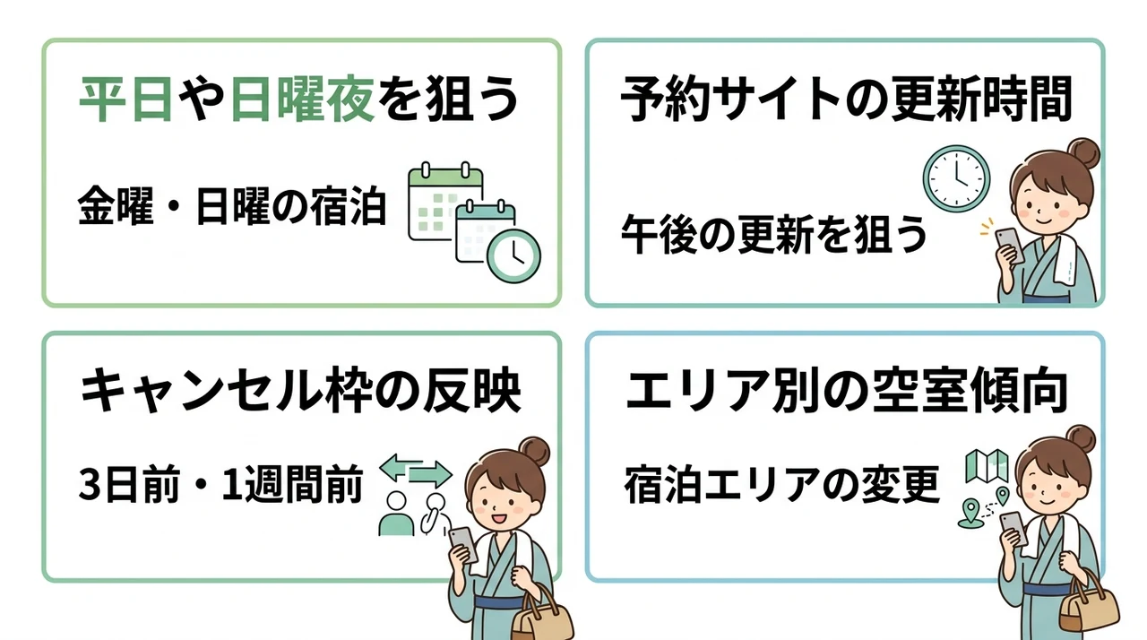 箱根の宿を直前予約でお得に見つけるコツ