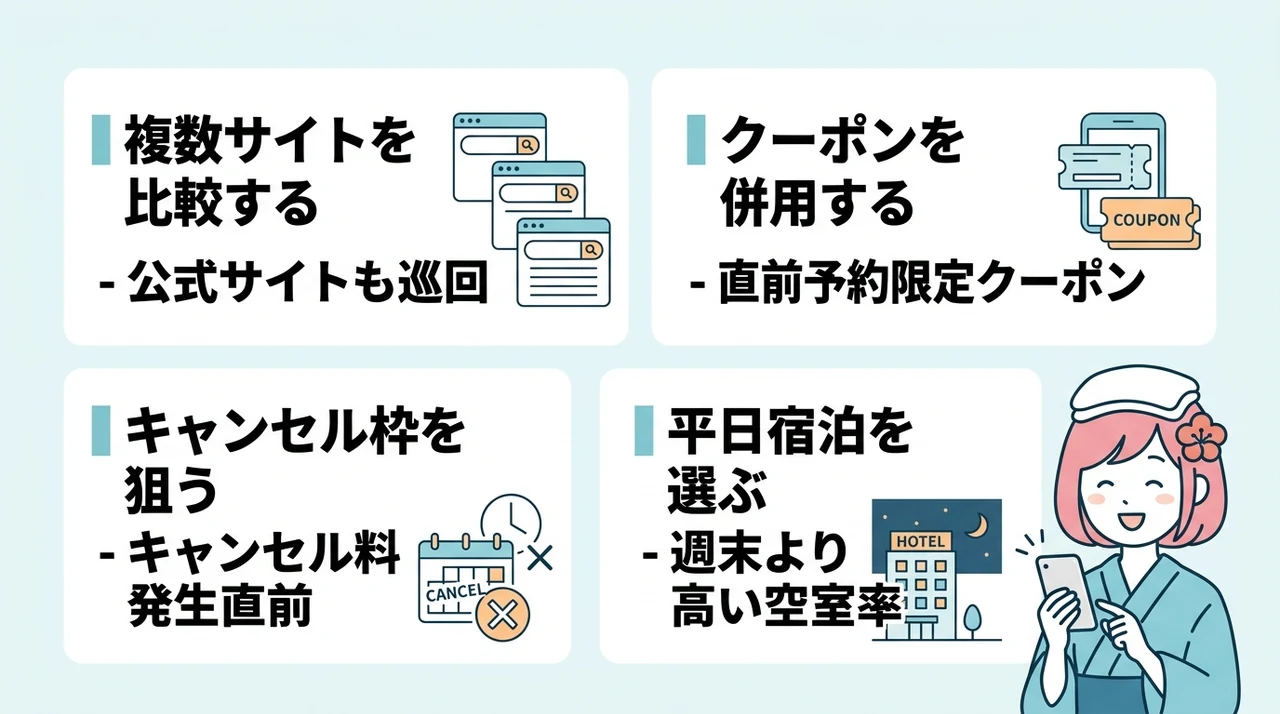 熱海で条件に合う宿を直前予約するコツ