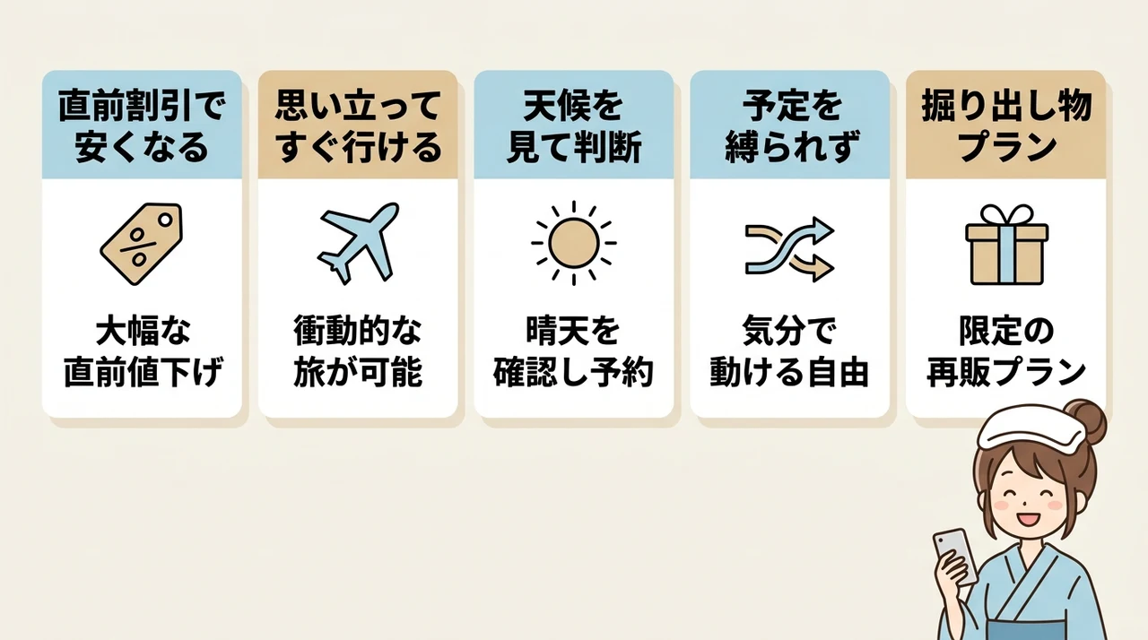 熱海の温泉宿を当日予約するメリット