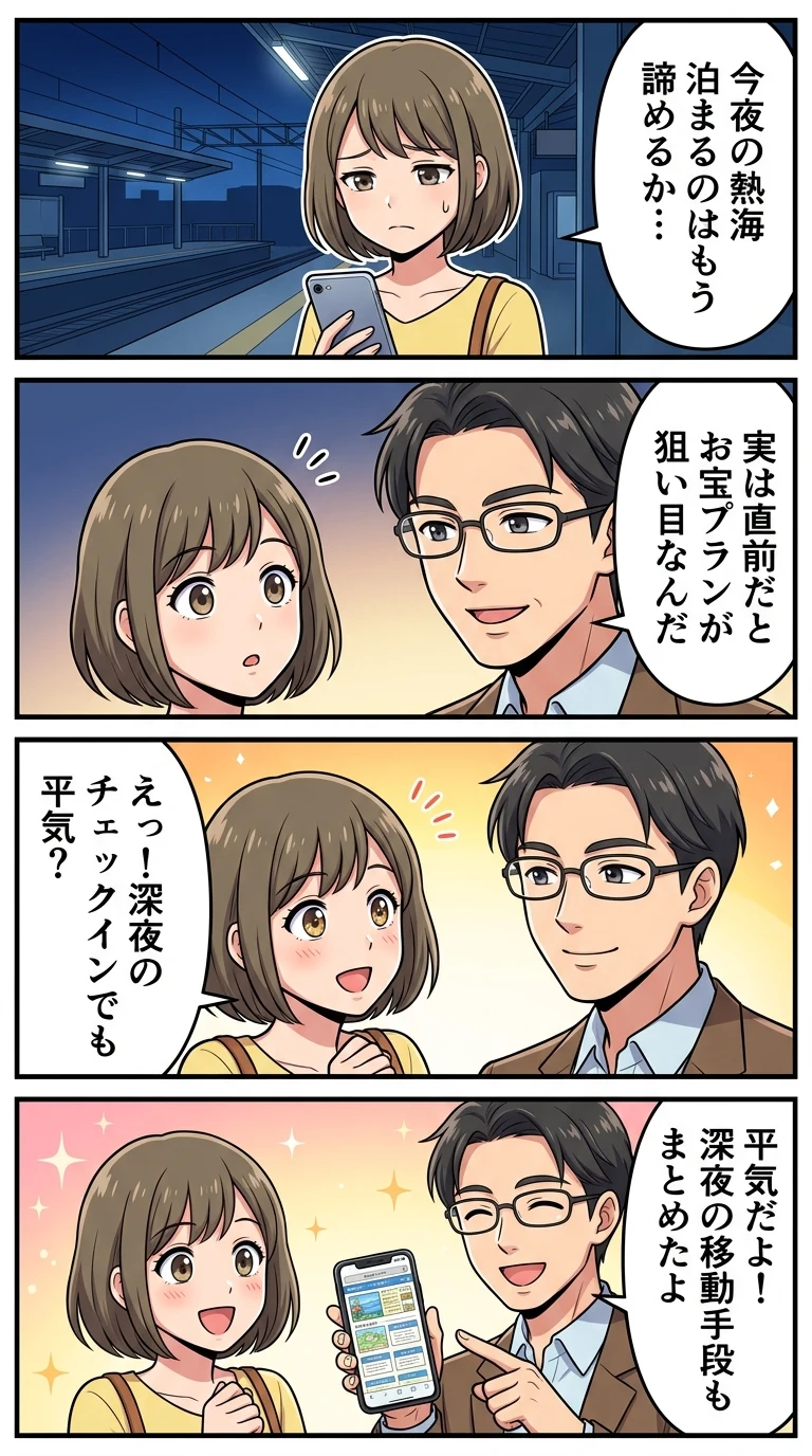 熱海 温泉 今夜 泊まれる