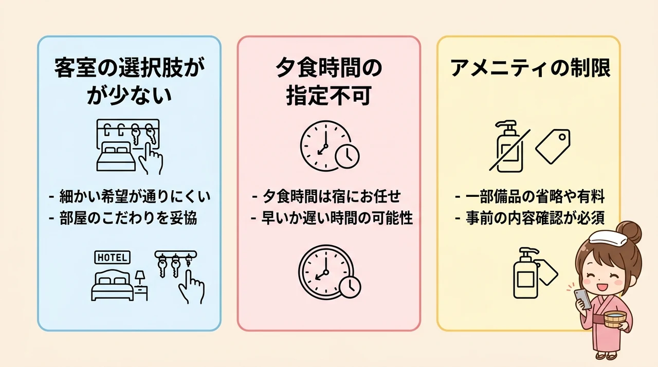 草津の宿を直前予約するデメリット3つ