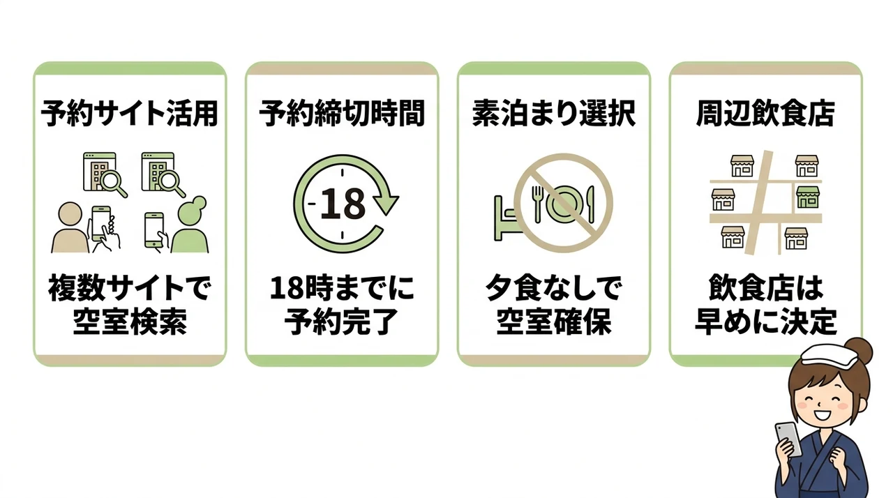 由布院温泉で今夜泊まれる宿の探し方と予約のコツ