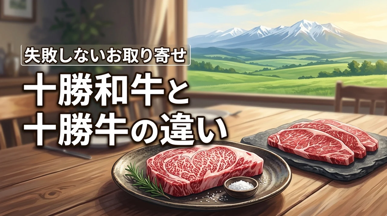 十勝和牛(北海道)と十勝牛の違いとは?失敗しないお取り寄せ術と美味しい調理のコツ(記事のアイキャッチ画像)