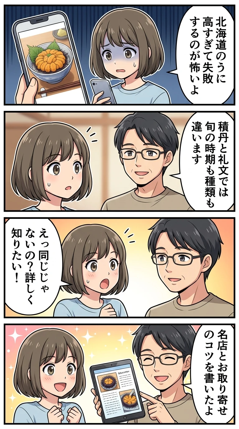 うに（北海道・礼文島／積丹）