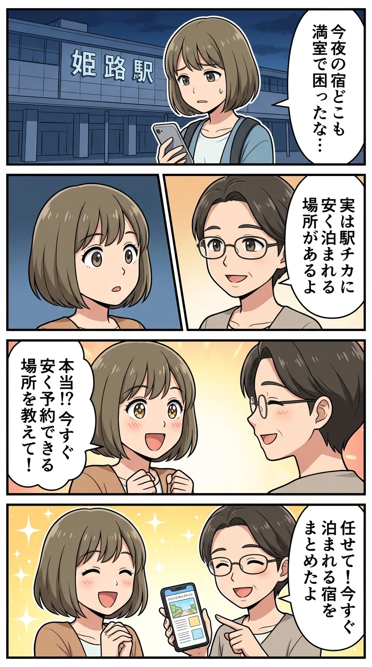 格安ホテル 姫路 今夜 予約